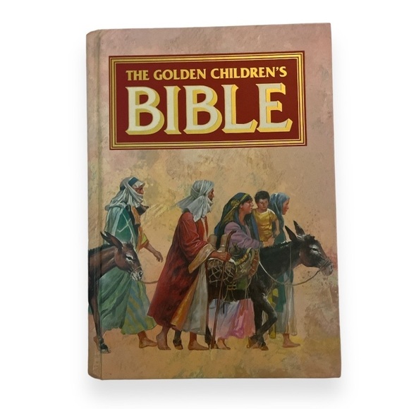The Golden Childrens Bible Old New Testament Colorful Pictures‎ Hardcover Book - Picture 1 of 7